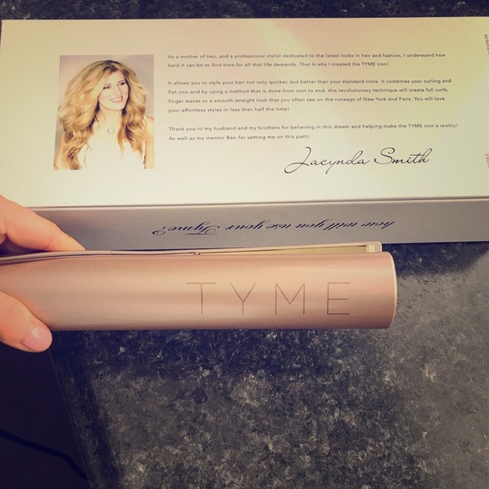 Original Tyme Iron Curling & Straightening Iron